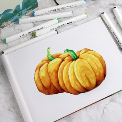 Художественный маркер Arrtx Спиртовые Alp ASM-0280A 80 цветов (LC302192) Винница - изображение 7