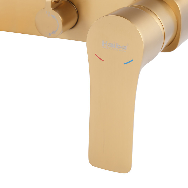 Душова колона зі змішувачем Haiba MILANO 003-J BRUSHED GOLD   ( HB9620 ) 34058 Харьков - изображение 8