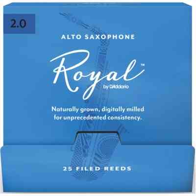 Трость для саксофона D'Addario Royal - Alto Sax #2.0 - 25 Pack (RJB0120-B25) Винница