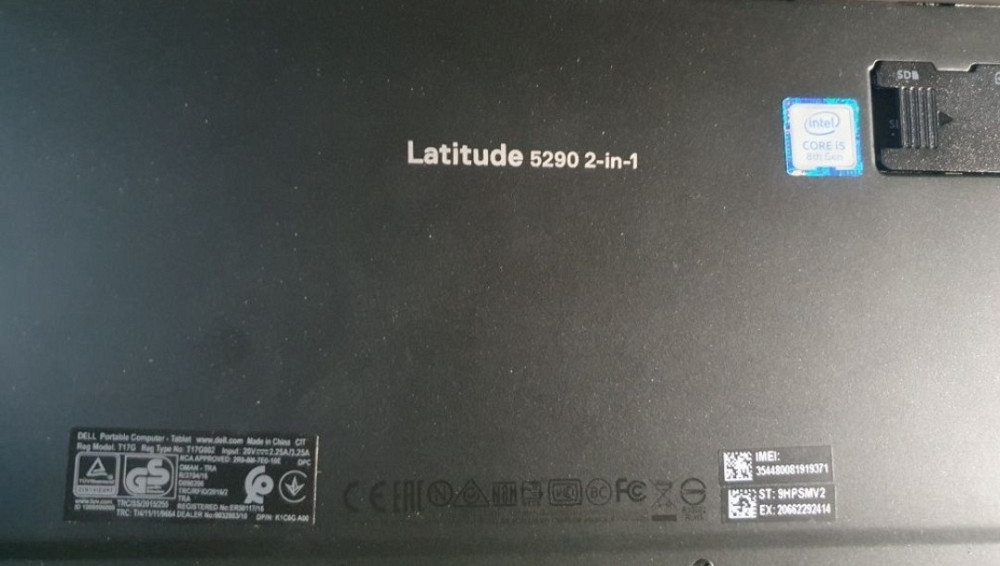 Планшет DELL Latitude 5290 2в1 i5-8350U 8/256Gb. Киев - изображение 3