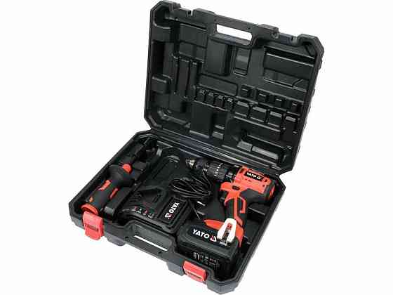 Шуруповерт-дриль безщітков. акумул. Li-Ion YATO: U= 18 В, 3АГод, крутн.мом.- 75 Нм, патр Ø=1.5-13 мм Одесса