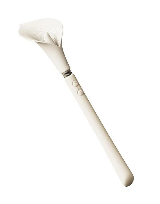 Роскошный вибромассажер Zalo – Calla Ivory White, двусторонний, 2 мотора Sex Aura Киев - изображение 5