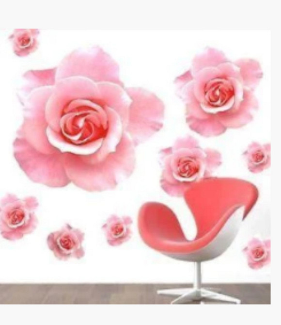 Наклейка інтер'єрна настінна Троянди Київ - фото 1