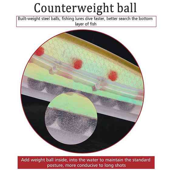 Набір воблерів 11 см для риболовлі спінінгом і тролінгом Київ