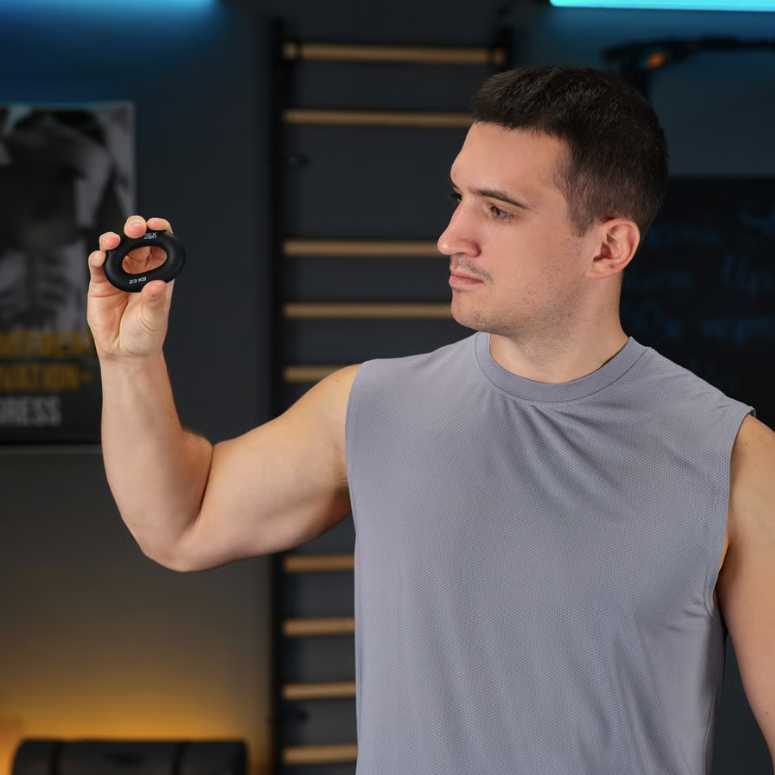 Набор силиконовых эспандеров для рук и пальцев тренировка кистей реабилитация фитнес для развития силы хвата 3 в 1 Trex Sport Киев - изображение 16