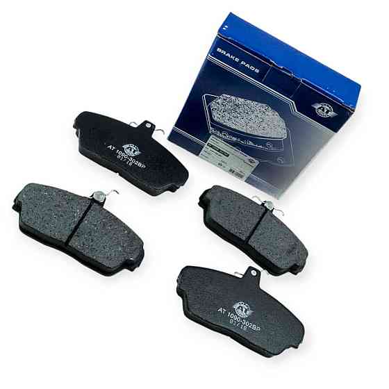 Колодки ГАЗ 3110, 3302, 2705 передние (к-кт 4 шт) АТ AT тормозные Мукачево