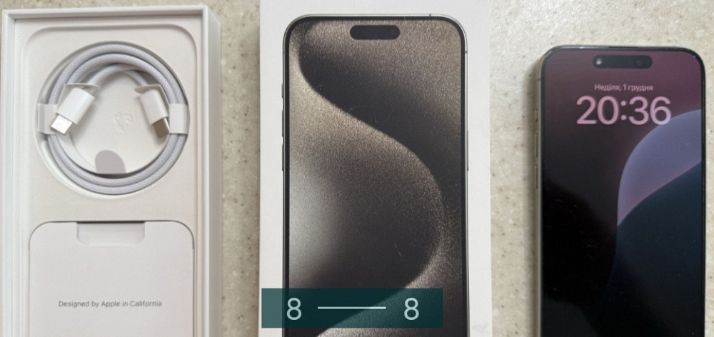 Айфон iPhone 15 Pro Max 256Gb Natural Titanium. Киев - изображение 1