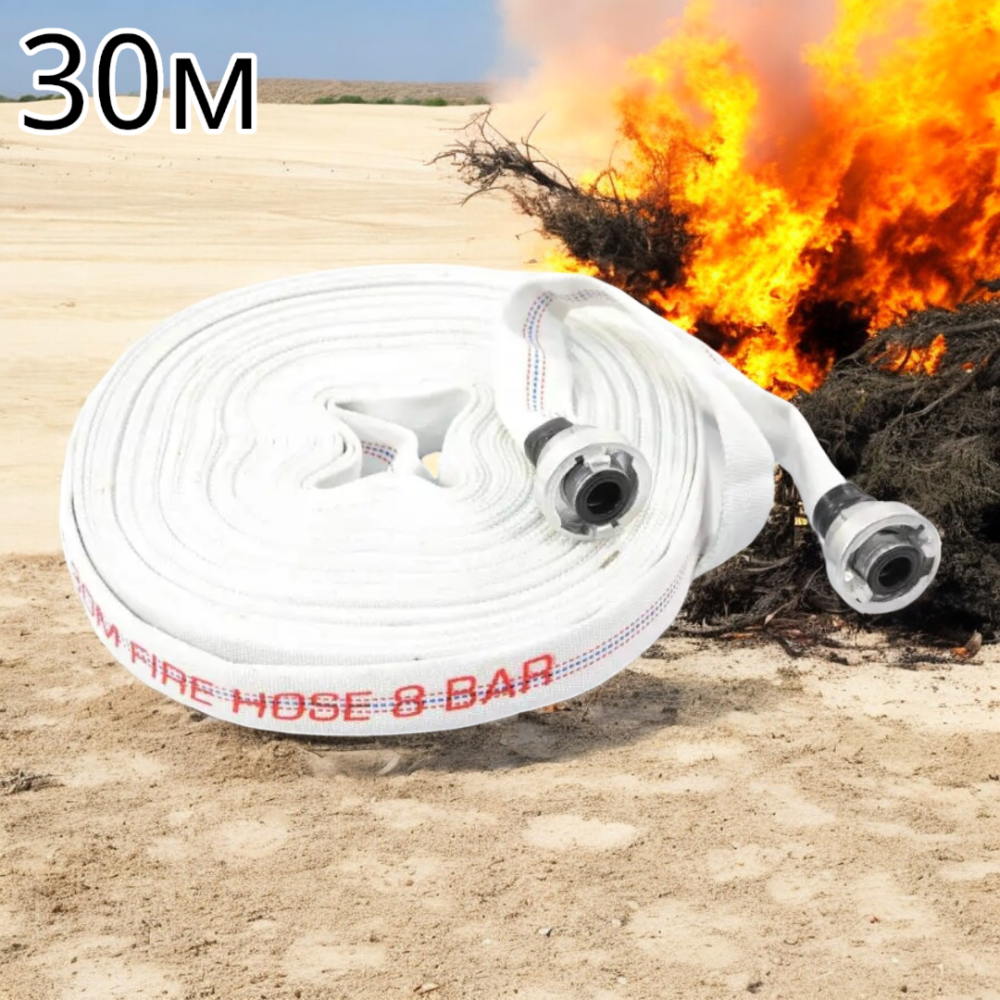 BX-804 Пожарный Рукав Ø 2.54см 1” дюйм – 30 Мтр. 8, Бар. - с Муфтой C-Storz Одесса - изображение 1