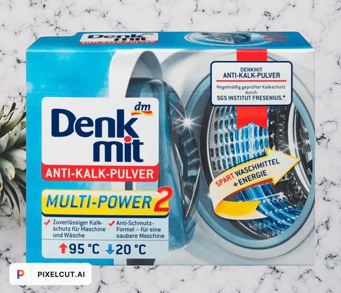 Таблетки для пральних машин Denkmit Anti-Kalk-Tabs - (по штучно) від 10 шт. Виноградів - фото 2