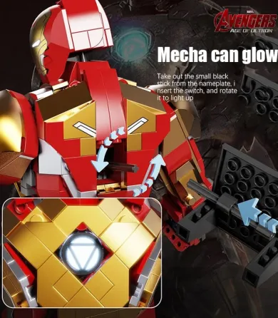 Конструктор Железный человек Iron Man Mechanical Mark 42, 1126 деталь Киев