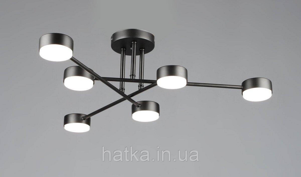 Люстра стельова світлодіодна VALESO N6716/6 GX53 Чорний N6716/6 Київ - фото 1