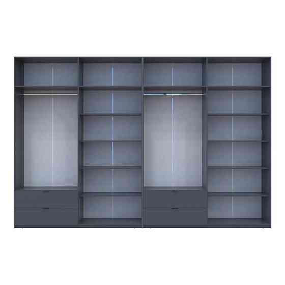 Шафа для одягу Doros Лукас Графіт 4+4 ДСП 360х50х240 DRS-011702 (42005145) Львів