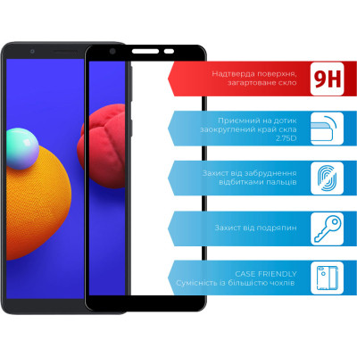 Стекло защитное ACCLAB Full Glue Samsung A01 Core/M01 Core (1283126508714) Винница - изображение 2