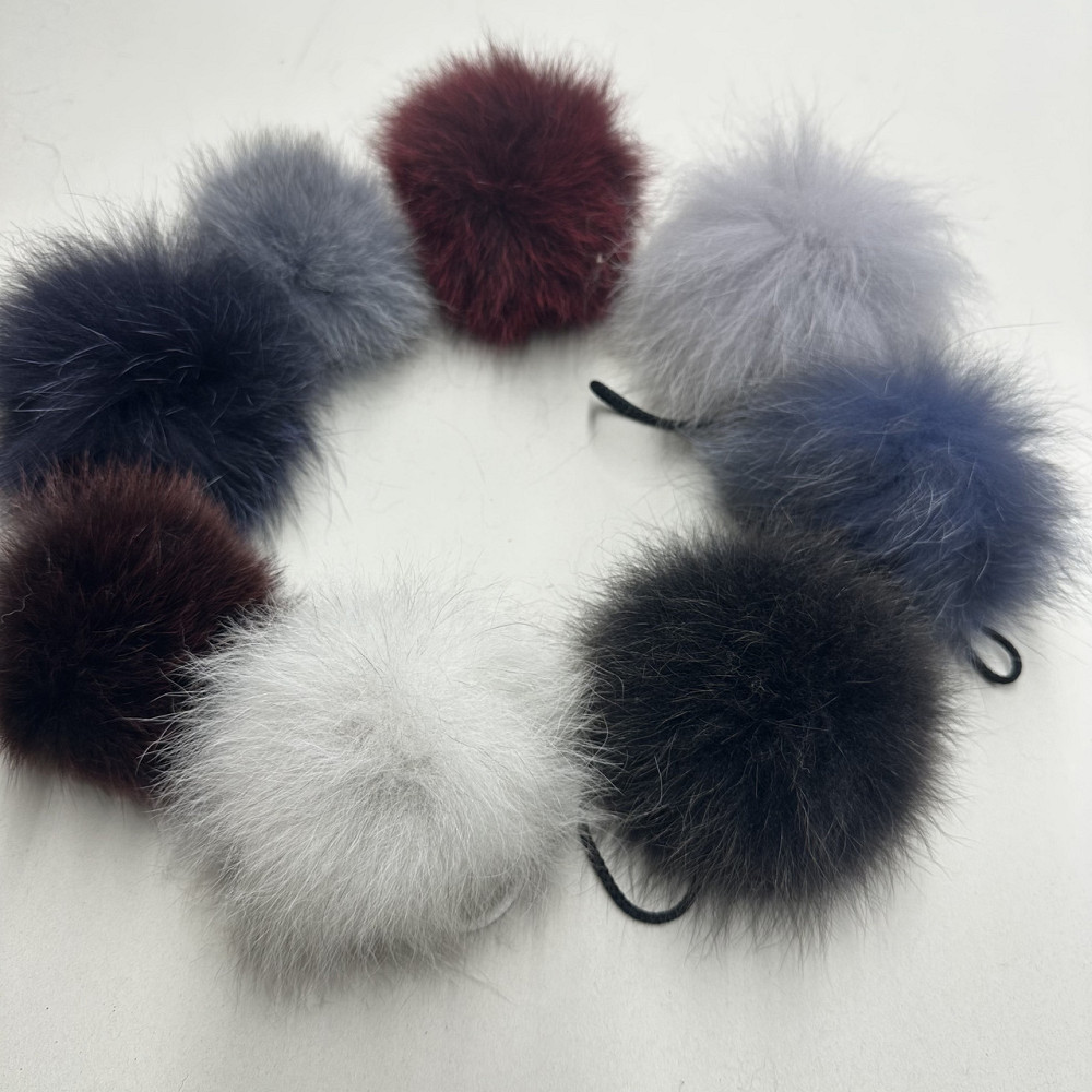Помпон на шапку песцовый 8-10см Харьков - изображение 6
