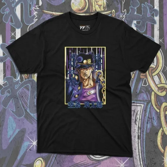 Футболка для подростка мальчика с принтом Джо Джо Джотаро Куджо 4 Размер 160 Anime10629 Днепр