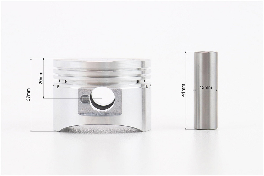 Циліндр к-кт (цпг) 125cc-52,4мм (палець 13мм, висота циліндра 78,3мм, висота поршня 37мм) Київ - фото 6