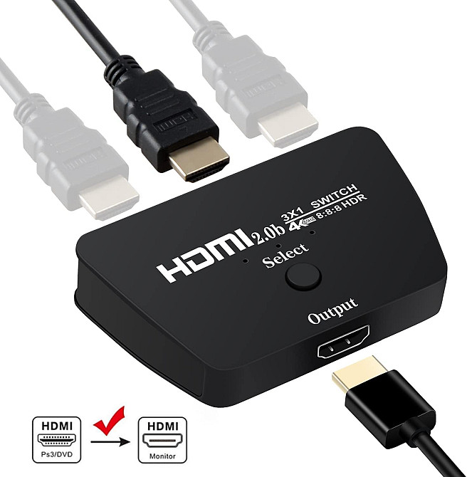 Перемикач HDMI - HDMI*3 30769 Луцьк - фото 2