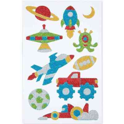 Набор для творчества Melissa&Doug Объемные блестящие наклейки Приключение (MD19501) Винница