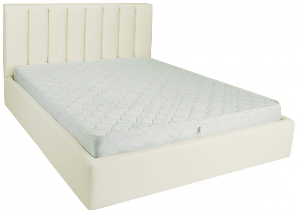 Кровать Sanam Comfort 140 х 200 см Fly 2200 A1 С подъемным механизмом и нишей для белья Белый Днепр - изображение 16