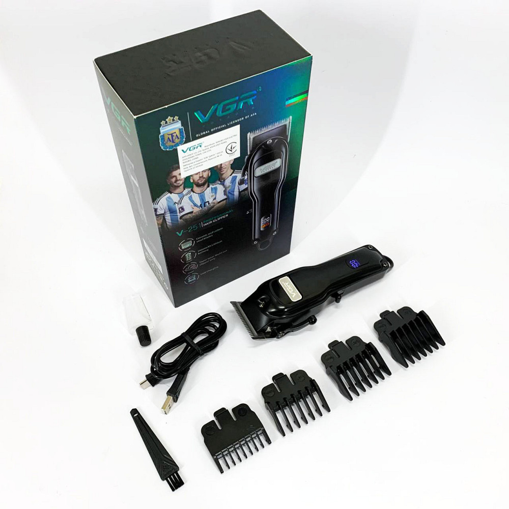 Профессиональная бритва-машинка для стрижки волос, Электрическая машинка с насадкой для бороды MD-95 Львов - изображение 8