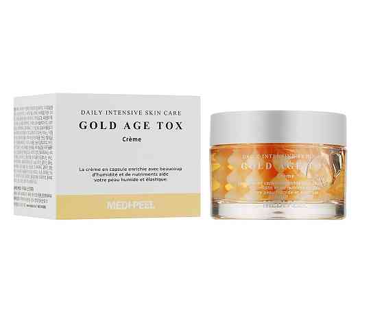 Омолоджуючий капсульний крем з екстрактом золотого шовкопряда Gold Age Tox Cream Medi-Peel 50 мл Вінниця