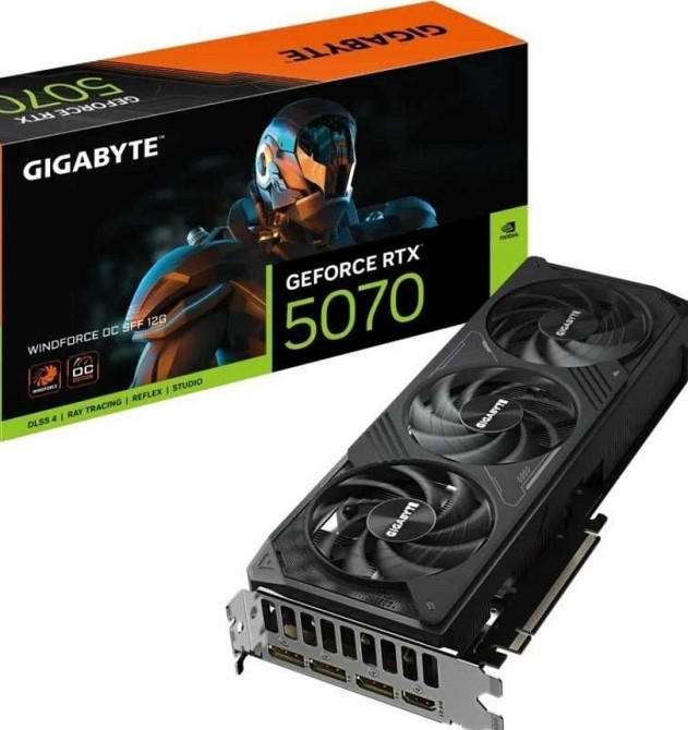 Видеокарта Gigabyte GeForce RTX 5070 WINDFORCE OC SFF 12G. Харьков - изображение 8