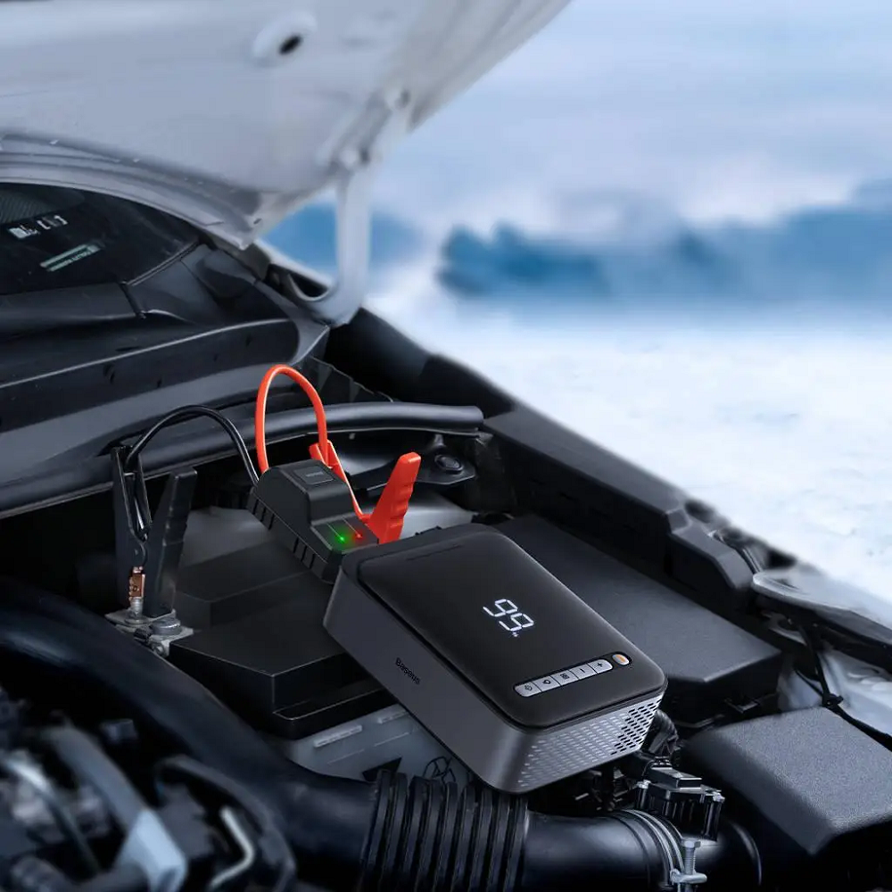 Автомобільний пуско зарядний пристрій Baseus Super Energy 2-in-1 Jump Starter, колір чорний CGCN000001 Одеса - фото 8