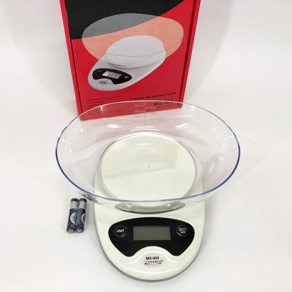 Ваги кухонні для харчування Matarix MX-404, Компактні кухонні ваги для зручності приготування їжі TU-16 Львів - фото 11