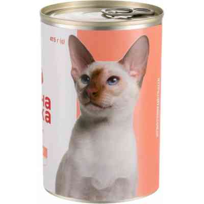 Паштет для кошек М'ясна Миска ассорти 415 г (4820255190273) Винница