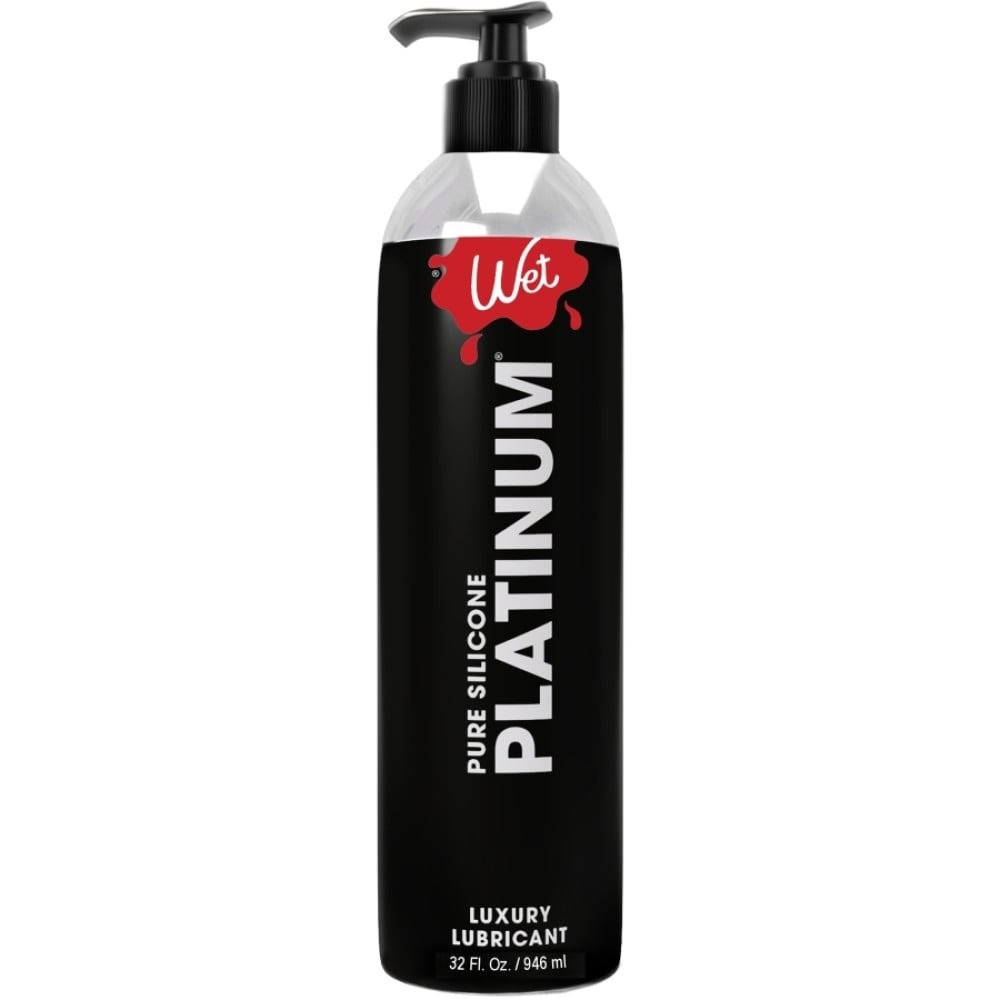 Лубрикант универсальный Wet Platinum Premium на силиконовой основе, 946 мл Sex Aura Киев - изображение 1