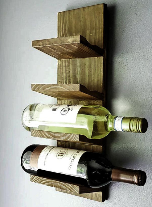 Настінна винна полиця "Тахара 4" мускат Миколаїв - фото 1