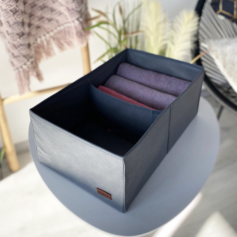 Кофр для вертикального зберігання на два відділи HY-2V-Grey (Сірий) Суми - фото 1