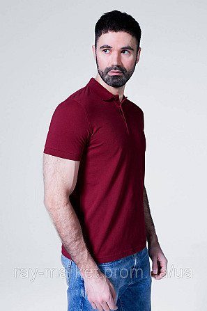 Поло классическое Stedman Lux Polo мужское бордовое (ST9060-BOD) XXL Киев - изображение 2