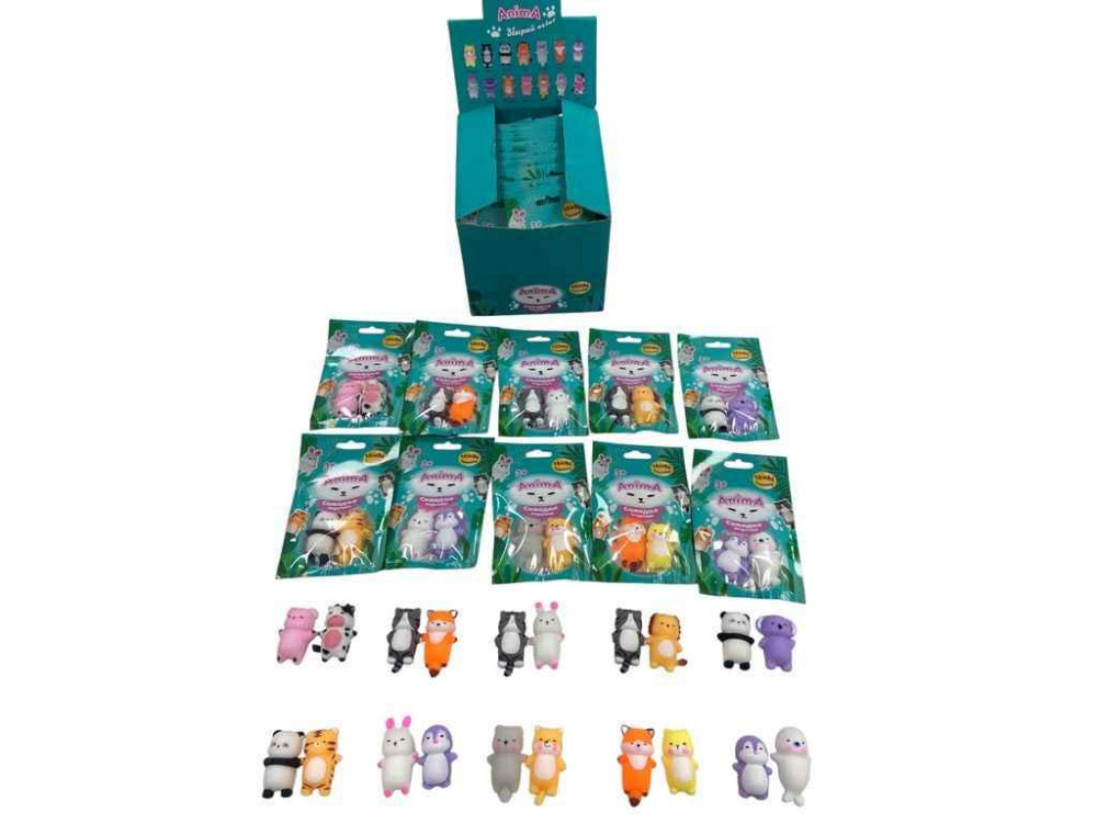 Сквіш колекційний у наборі mochі squishy Солодка парочка SK25002 ТМ MONSTERGUM Київ - фото 1