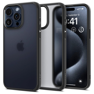 Чохол до мобільного телефона Spigen iPhone 15 Pro Max Ultra Hybrid Frost Black (ACS06568) Вінниця - фото 9