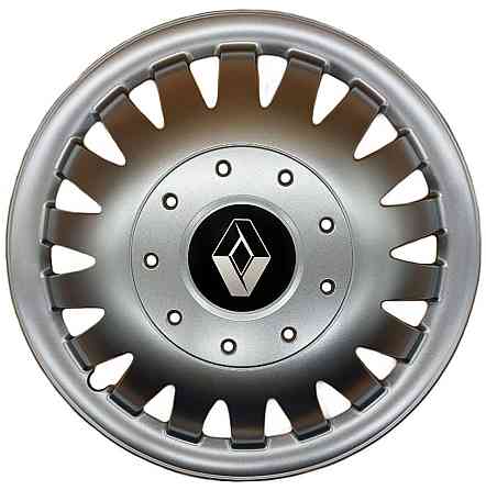 Автомобильные модельные колпаки R15 Renault 320 4шт, SJS, серебряные Киев