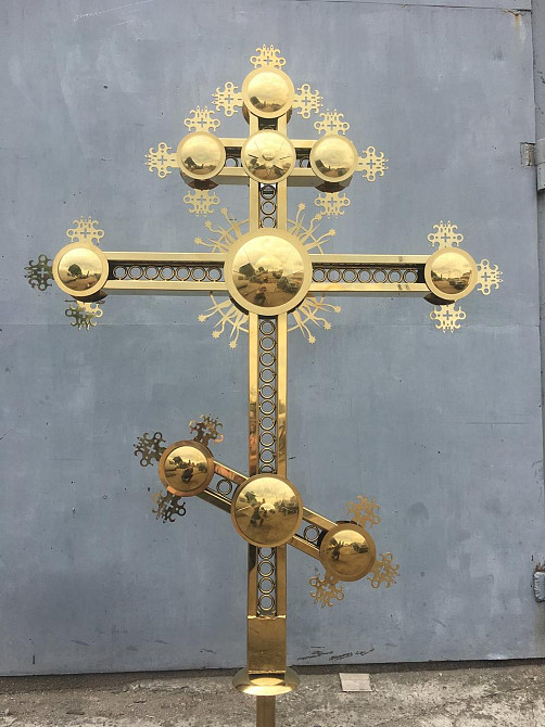 Хрест на купол Церкви Київ - фото 3