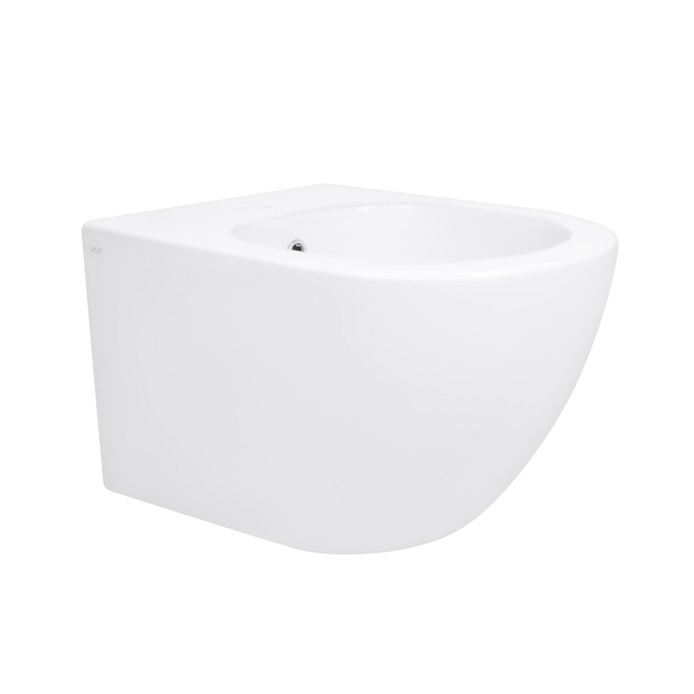 Биде подвесное Qtap Jay 520х360х320 White QT07555376W Киев - изображение 1
