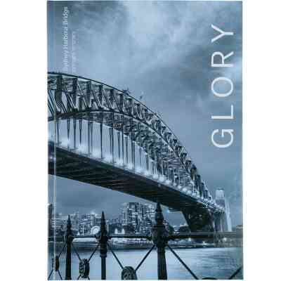 Книга записная Axent Glory А4 в твердом переплете 96 листа клетка (8422-566-A) Винница