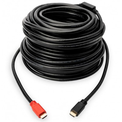 Кабель мультимедийный HDMI M to HDMI M 10.0m 4K Amplifier Digitus (AK-330118-100-S) Винница - изображение 2