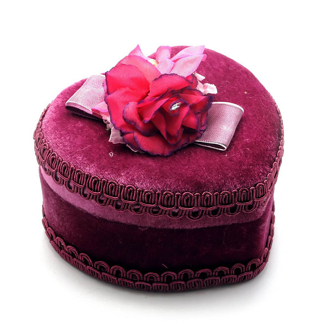 Шкатулка бархатная Сердечко Киев - изображение 2