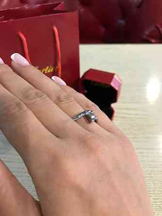 Cartier кільце гвоздик покриття срібло 925 / Cartier цвях кільце Одеса