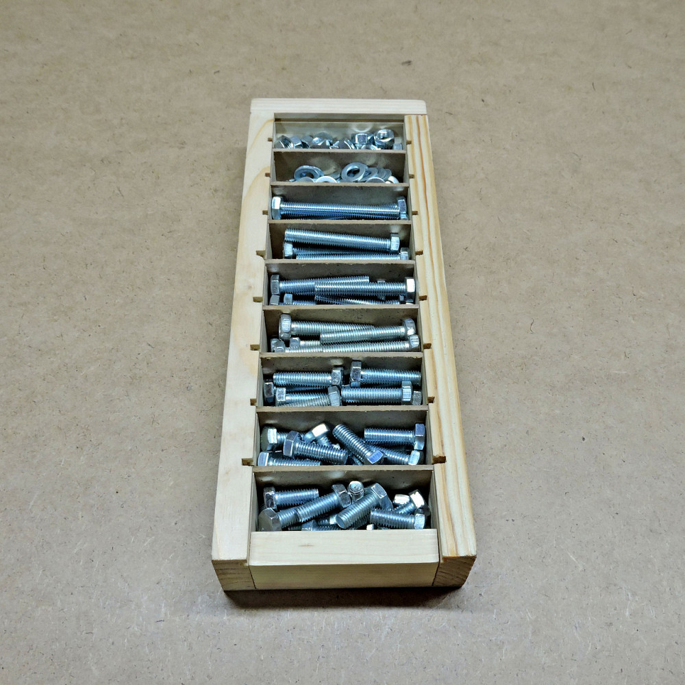 Набір 1х болтів, гайок, шайб М8 188шт Миколаїв - фото 7