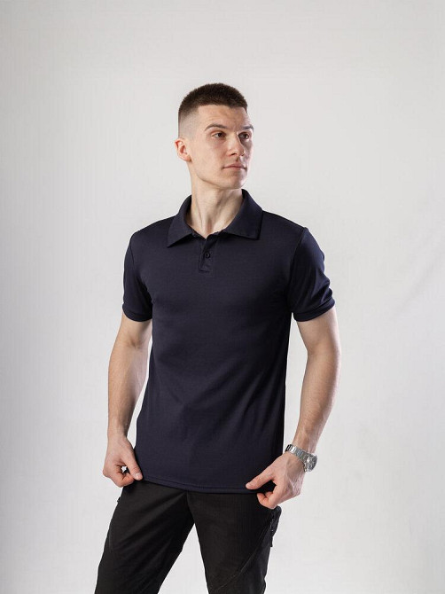 Мілітарі футболка кулмакс темно-синя весна/літо чоловіча Pobedov Recon Київ - фото 1