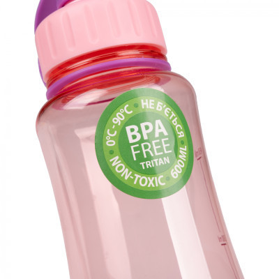 Поїльник-непроливайка Yes Fusion 600 мл рожева (708190) Вінниця - фото 2