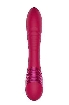 Вибратор с движущимся шариком Dream Toys SPARKLING SLIDING CECILIA Sex Aura Киев