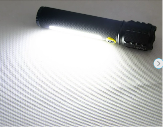 Светодиодный ручной фонарик Bailong BL-C72-P50-COB USB Встроенный аккумулятор Киев