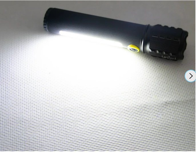 Кишеньковий ліхтарик Police BL-C72-P50-COB 1000Lm із зумом, 3 режими, вбудований акумулятор та USB заряджання Одеса - фото 6