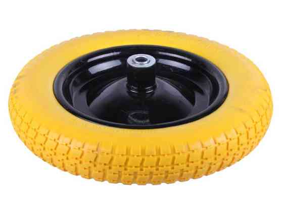 Колесо 3,00 -8 TL (бескамерное, под ось D-16мм ) (желтое) Мукачево