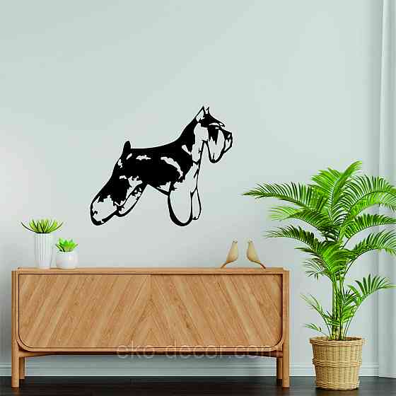 Декоративне настінне Панно «Шнауцер», Декор на стіну Київ